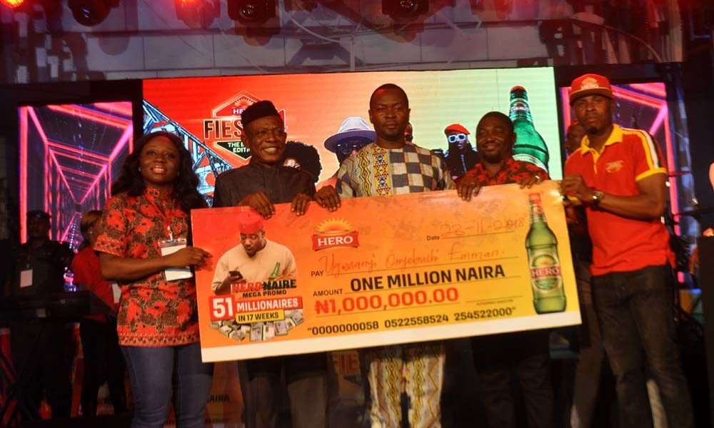 Hero Lager Rewards Consumers In The Heronaires Mega Promo Bellanaija