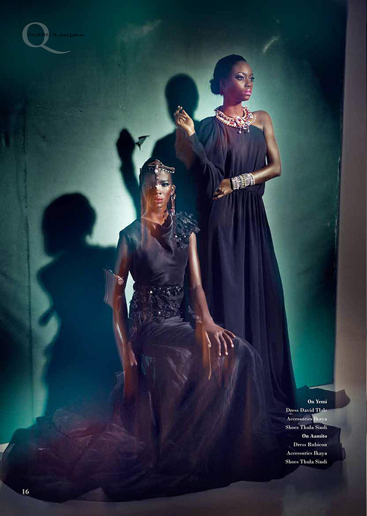 Africa's Next Top Model Alumnae Aamito Stacie Lagum & Opeyemi Awoyemi Stun  in Ingqephu Mag Editorial | BellaNaija