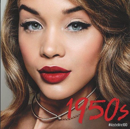 Bimpe Onakoya creates Stunning 1950s Makeup Look as Maybelline Marks 100 at  Centenary Celebrations | BellaNaija