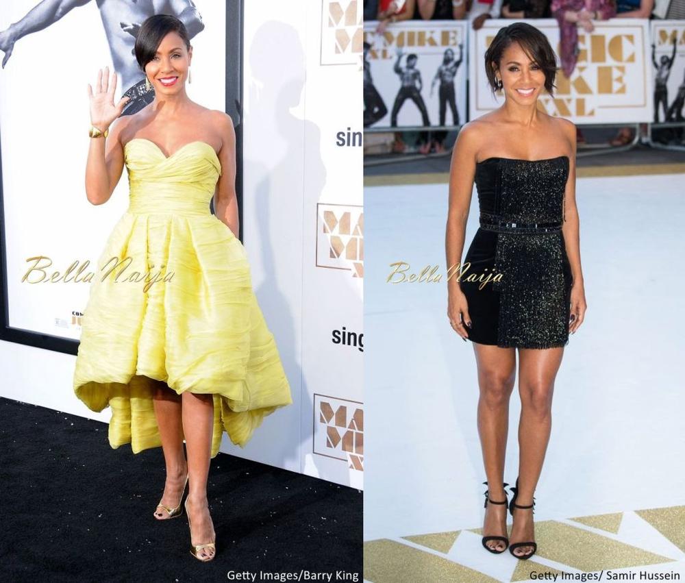 Which Look is Your Fave? Jada Pinkett Smith Unleashes her Fashionable Side  in Balmain, Versace & More on Magic Mike XXL Tour Run | BellaNaija