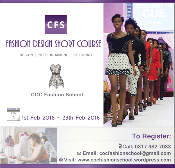 Achieve Your Dreams of Design, Tailoring & Pattern Making with COC's  Fashion Design Short Course! Get the Details | BellaNaija
