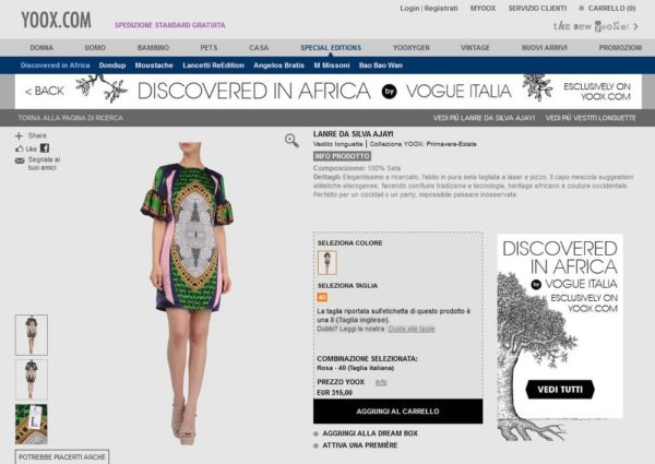 Taking Nigerian Fashion to the International Scene! Renowned Label Lanre  DaSilva Ajayi Debuts on Italian Online Fashion Retail Store Yoox.com |  BellaNaija