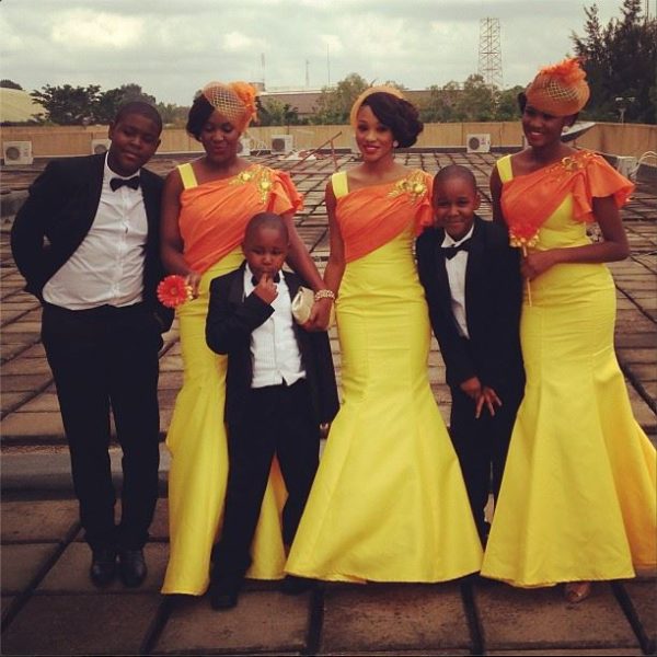 bellanaija_ewam_nigerian_wedding_bridesmaid_headpieces_Dresses by @flat17_via@mskiks