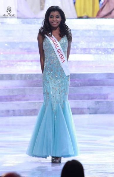 Miss Equatorial Guinea Restituta Mifumu Nguema