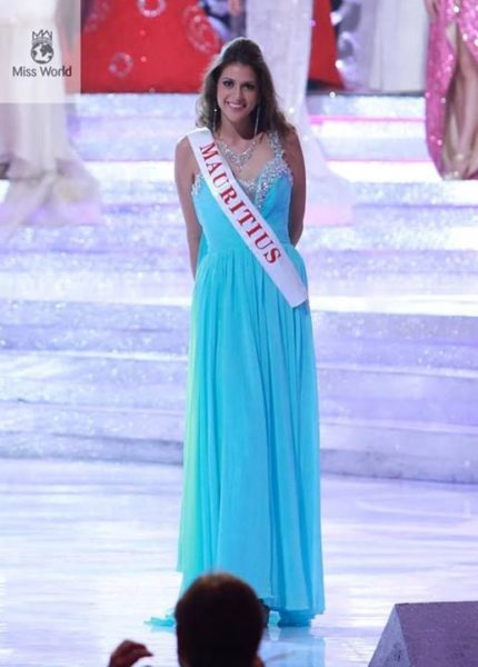 Miss Mauritius Nathalie Lesage