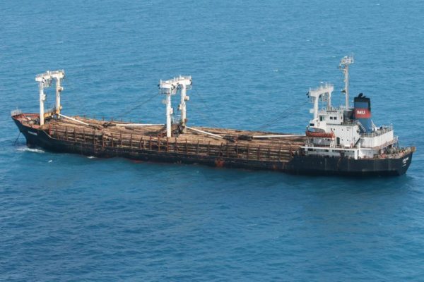 Hong Kong Cargo Ships Collide Bella Naija