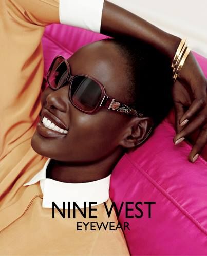 Sudanese Model Ajak Deng is All Smiles for Nine West S/S14 Ad Campaign |  BellaNaija