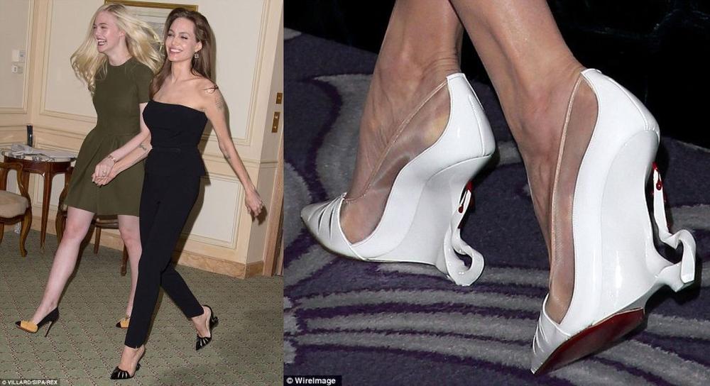 Presenting "Malangeli" - Angelina Jolie's Maleficent-Inspired Shoes Now on  Sale for $1,600 | BellaNaija