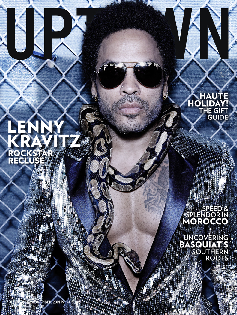 Lenny Kravitz Covers Uptown Magazine's October/November 2014 Issue; Talks  Marriage, Fashion & More | BellaNaija