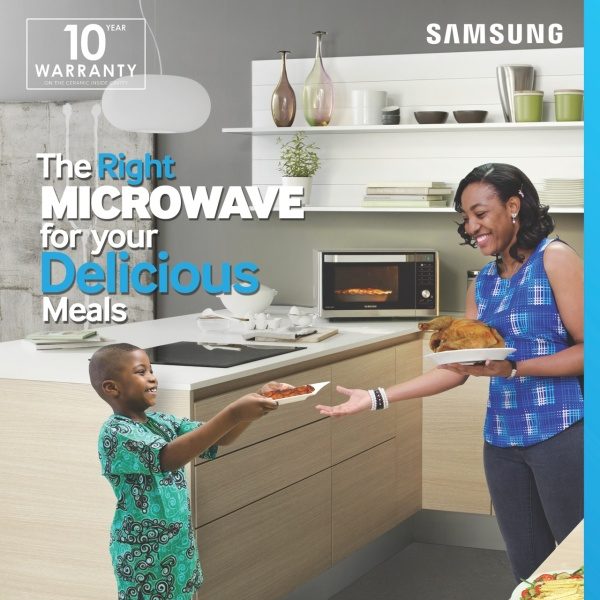 Cook, Fry, Bake...in a Microwave?! Yes! With the Samsung Smart Microwave  Oven | BellaNaija