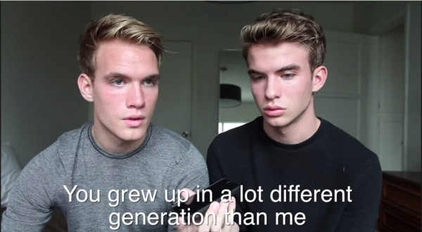 5 Million Views & Counting! Watch the Viral Video of Twin Boys Coming Out  as Gay to their Father | BellaNaija