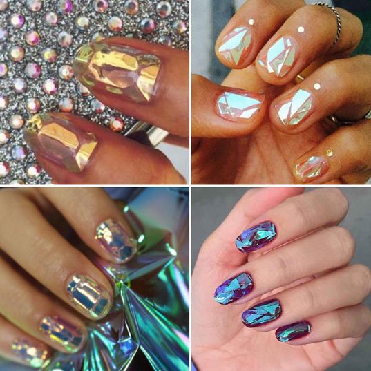 BN Beauty Trend to Try: Shattered-Glass Nails | BellaNaija