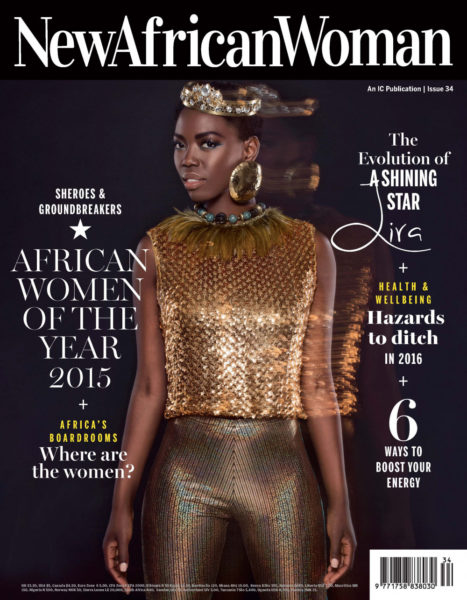 New African Woman Celebrates 