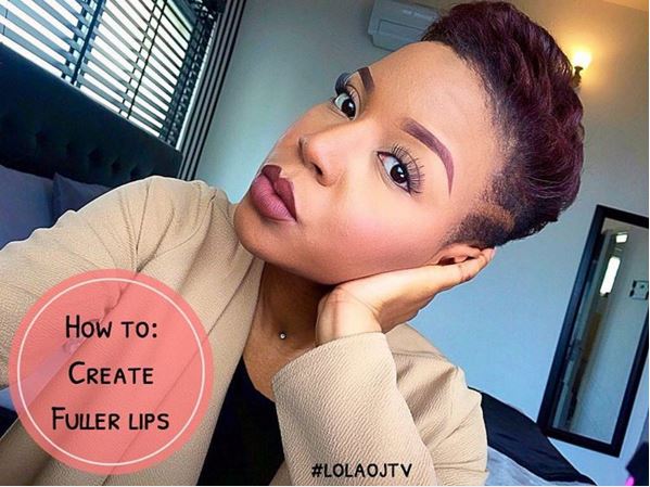 BN Beauty: Watch Lola OJ's 10-Step Tutorial on “How to Create Fuller Lips”  | BellaNaija