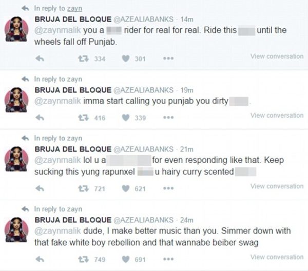 Azealia Banks Banished From Twitter After Zayn Malik & Skaii Jackson | BellaNaija