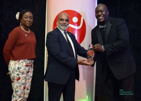Managing Director Sanofi-Aventis Nigeria Ltd awarded by Mr Kunle Malomo