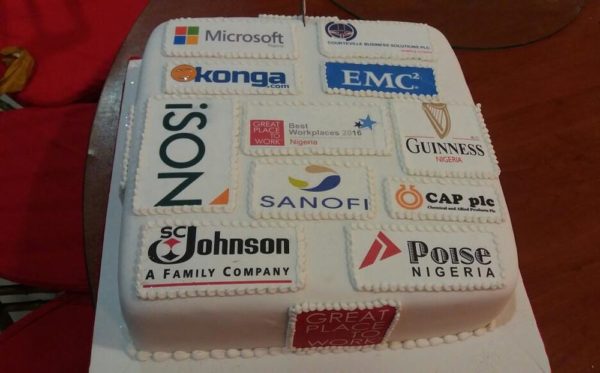 The Cake for Champions - 2016 Best Companies to Work for in Nigeria 