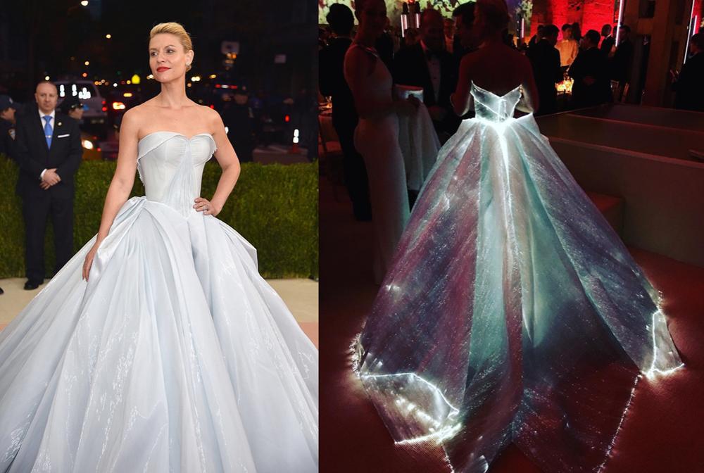 We Saved the Best for Last! Claire Danes our Best Dressed at the Met Gala  in this Zac Posen dress | BellaNaija