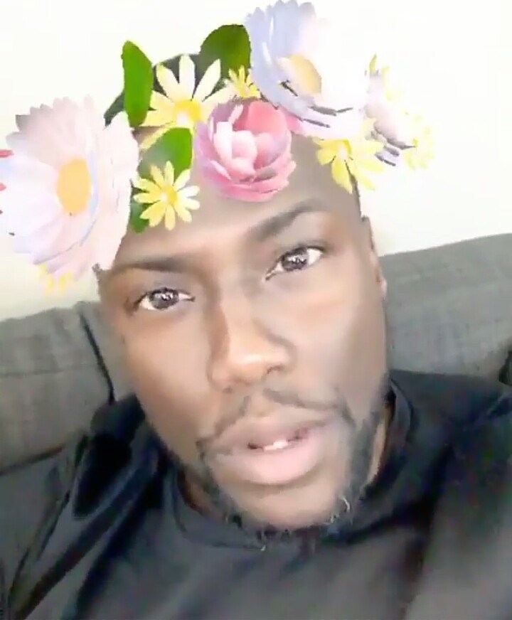 The Snapchat Flower Crown filter, See 4 Male Celebrities wearing The Crown!  | BellaNaija