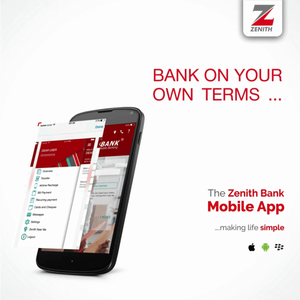 App discount zenith bank