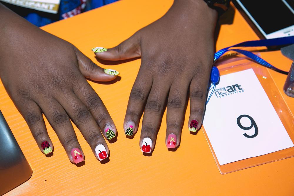 Winner of the 2016 African Nail Art Competition walks away with