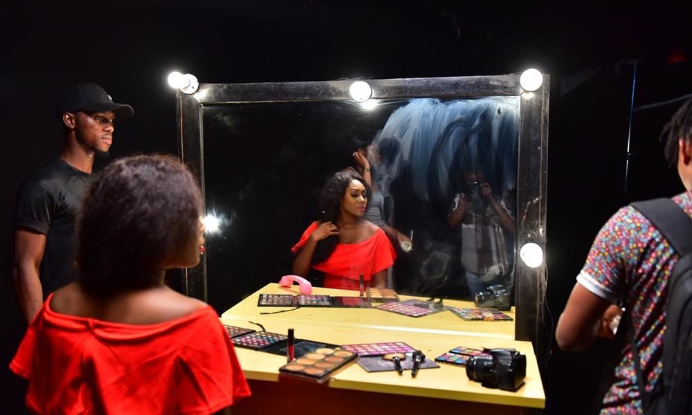 B T S Of Aramide S Why So Serious Video Featuring Lota Chukwu And Minjin See Photos On Bn