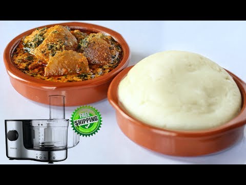 Bn Cuisine Sisi Yemmie Shows Us How To Make Pounded Yam Using A