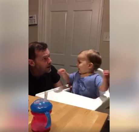 This Dad and his 19-month Old Son's Beatboxing Session is too Cute!