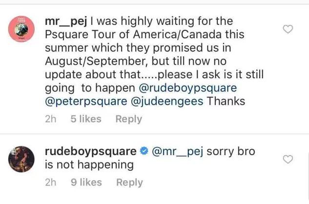 BellaNaija - P-Square tour of America/Canada "not happening" - Rudeboy (Paul P-Sqaure)