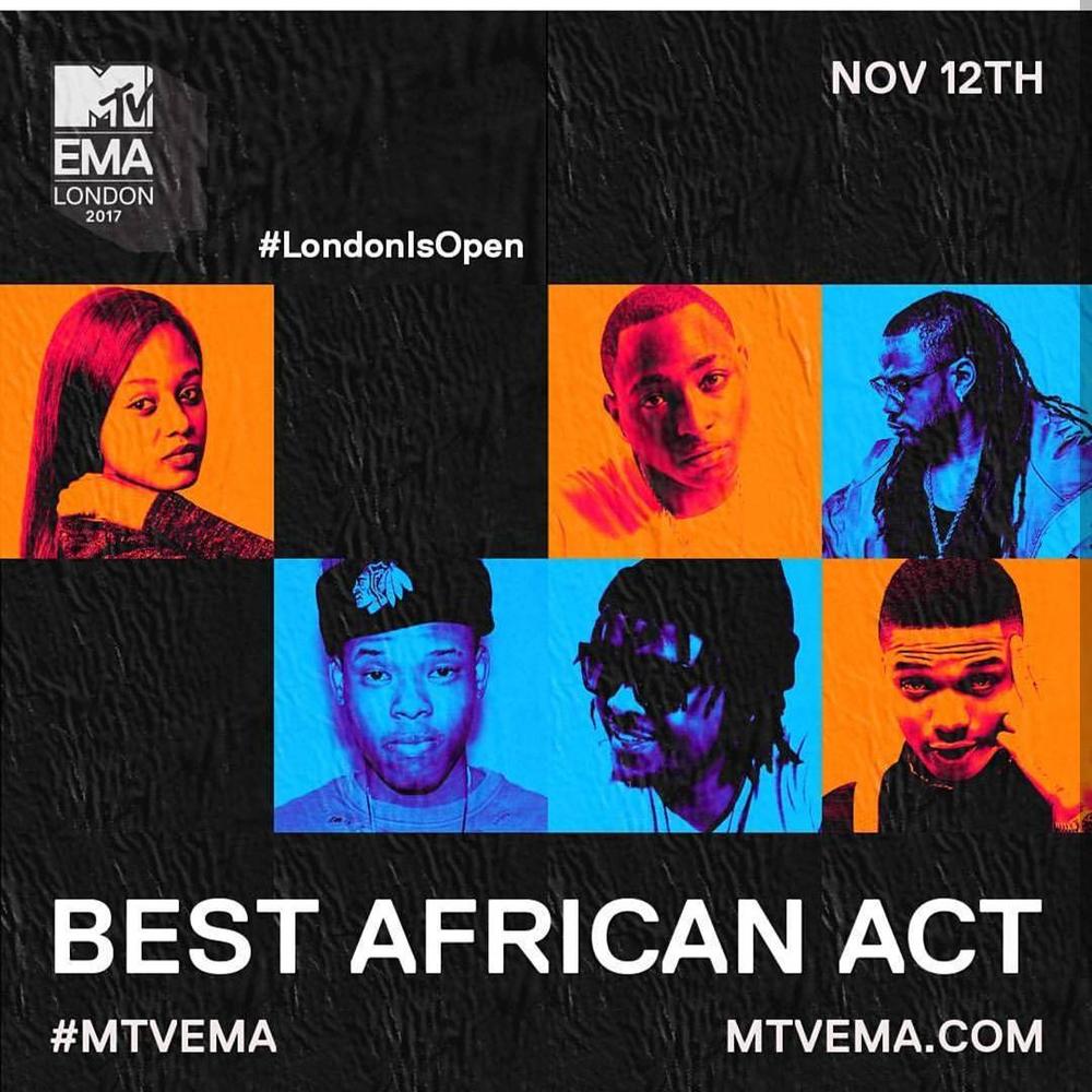 MTV EMA 2017 Nominations are here! | Davido & Wizkid in for Best African Act