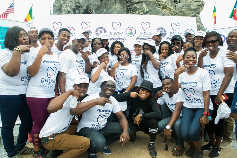 Kaffy, Odunlade Adekola & Fathia Balogun lead Pepsodent's Health Walk ...