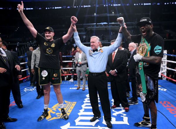 Deontay Wilder & Tyson Fury's fight ends in Controversial Draw | BellaNaija