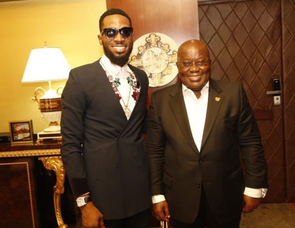 D'Banj meets with Ghanaian President Nana Akufo-Addo | BellaNaija