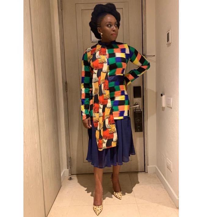 Chimamanda Ngozi Adichie Is Chic In Orange Culture For The Hay Festival