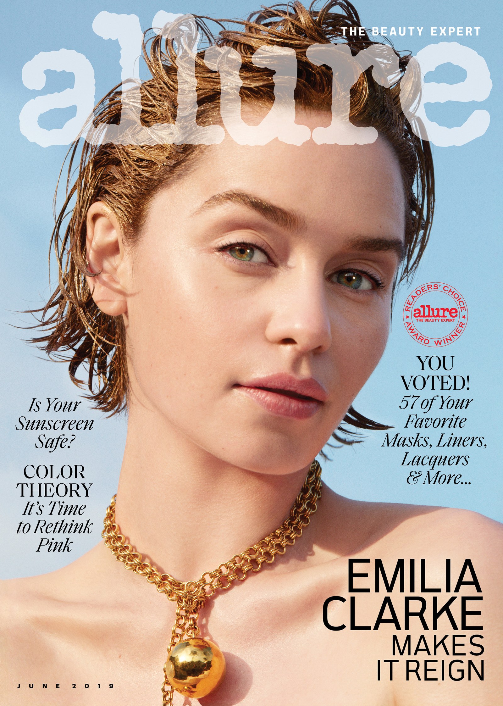 I'm determined to lead a normal life” – Game of Thrones Star Emilia Clarke  says as she Covers Allure Magazine's June Issue