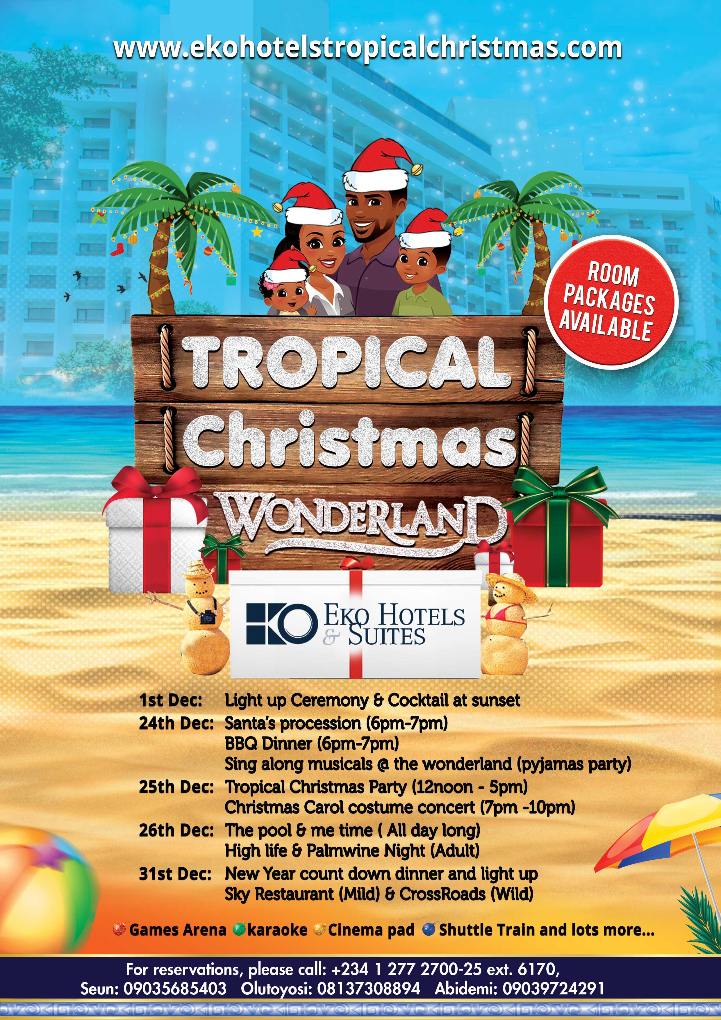 Get Ready for 5 Days of Intense Fun & Entertainment at The Tropical  Christmas Wonderland ? | BellaNaija
