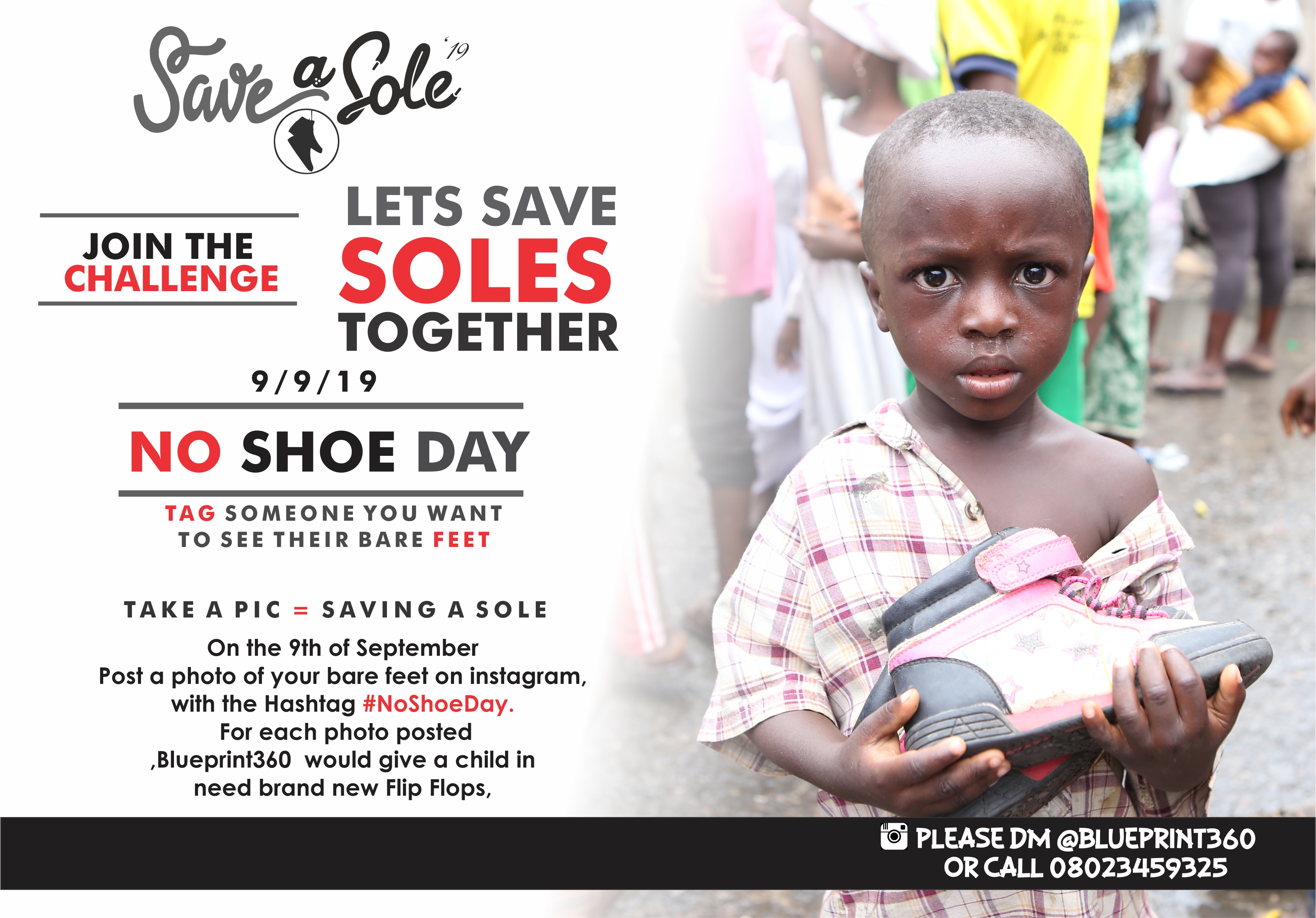 You can Put Shoes on A Child's Feet Today by Donating to the Blueprint  'Save A Sole' Project | BellaNaija