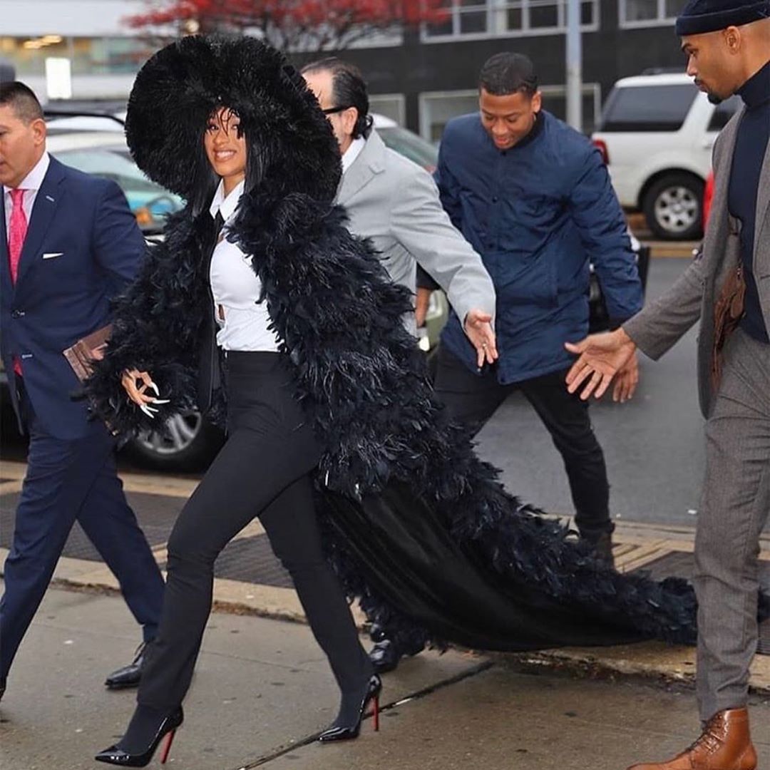 Cardi B arrives Home to a Huge Adidas x Ivy Park Collection from Beyoncé |  BellaNaija
