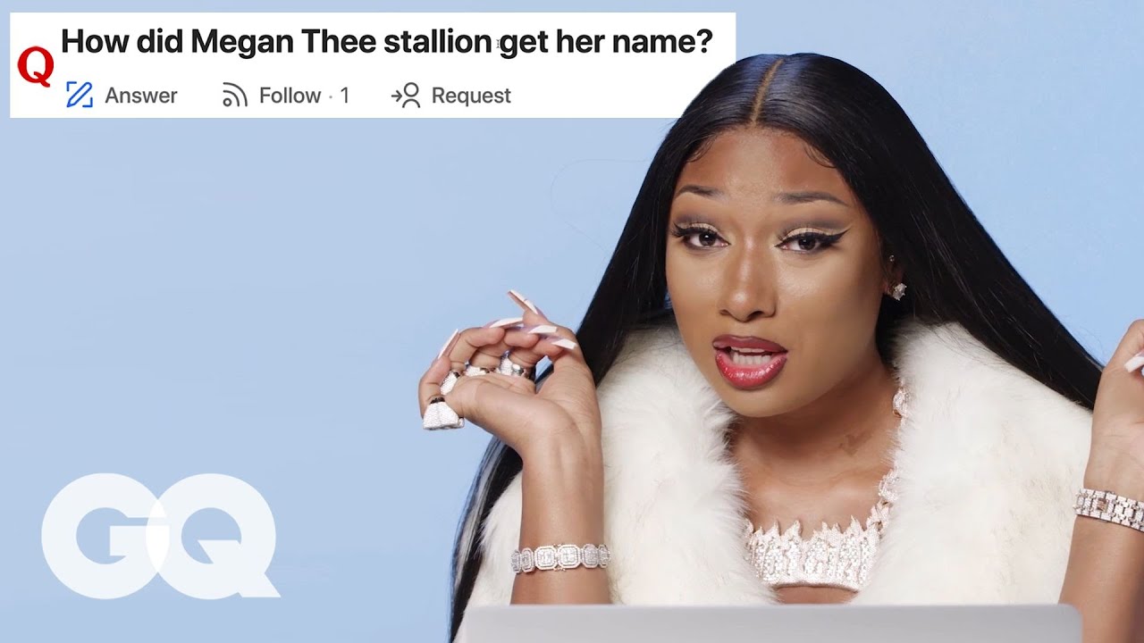 Meghan Thee Stallion Goes Under Cover on the Internet to Answer Questions  on GQ's "Actually Me" | BellaNaija