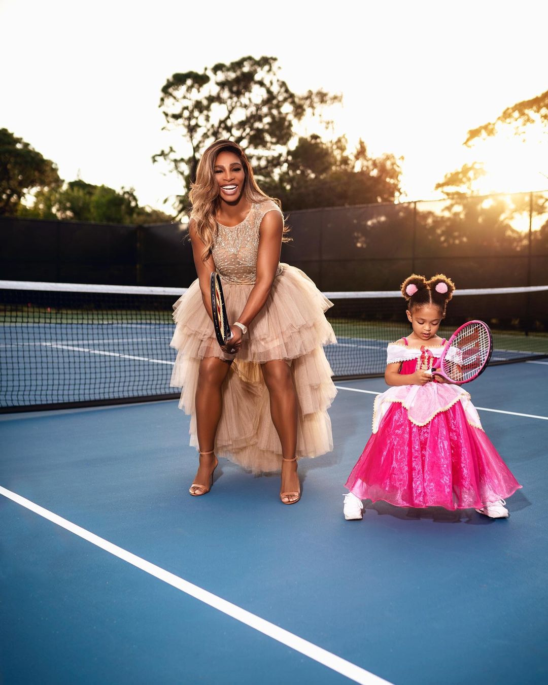 Serena Williams & Daughter Olympia make one Adorable Pair ? | BellaNaija