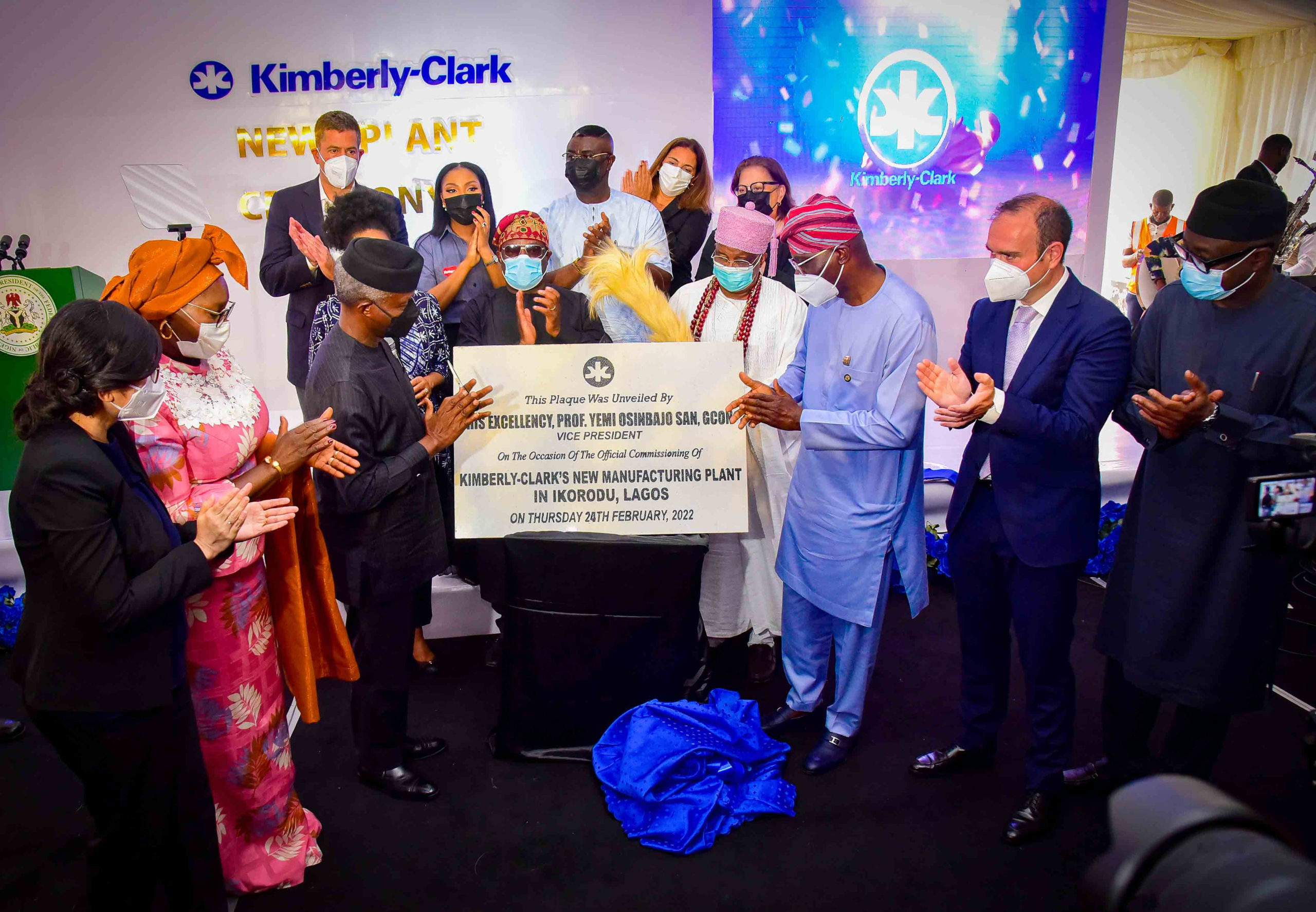 Kimberly-Clark Nigeria Commissions New Factory in Ikorodu, Lagos |  BellaNaija