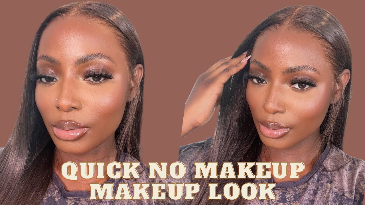 Here's a quick no-makeup look you can try, courtesy of Gbemisola |  BellaNaija