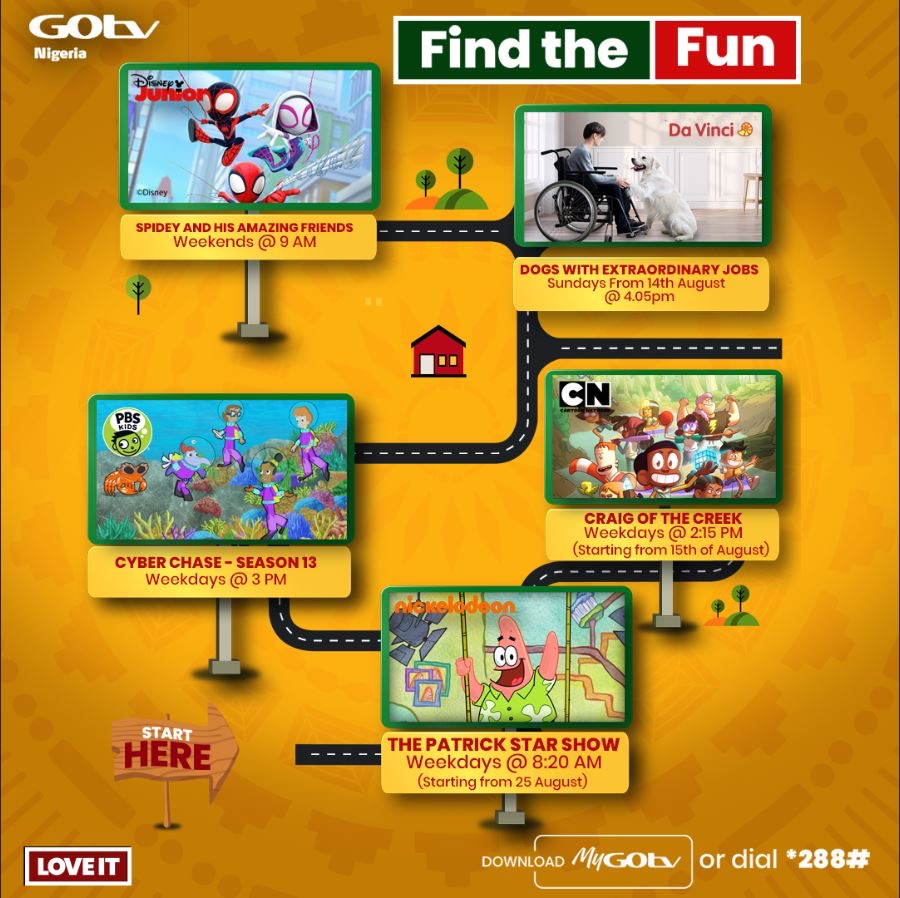 Here are 5 Exciting Shows for Your Kids on GOtv this Holiday Season |  BellaNaija