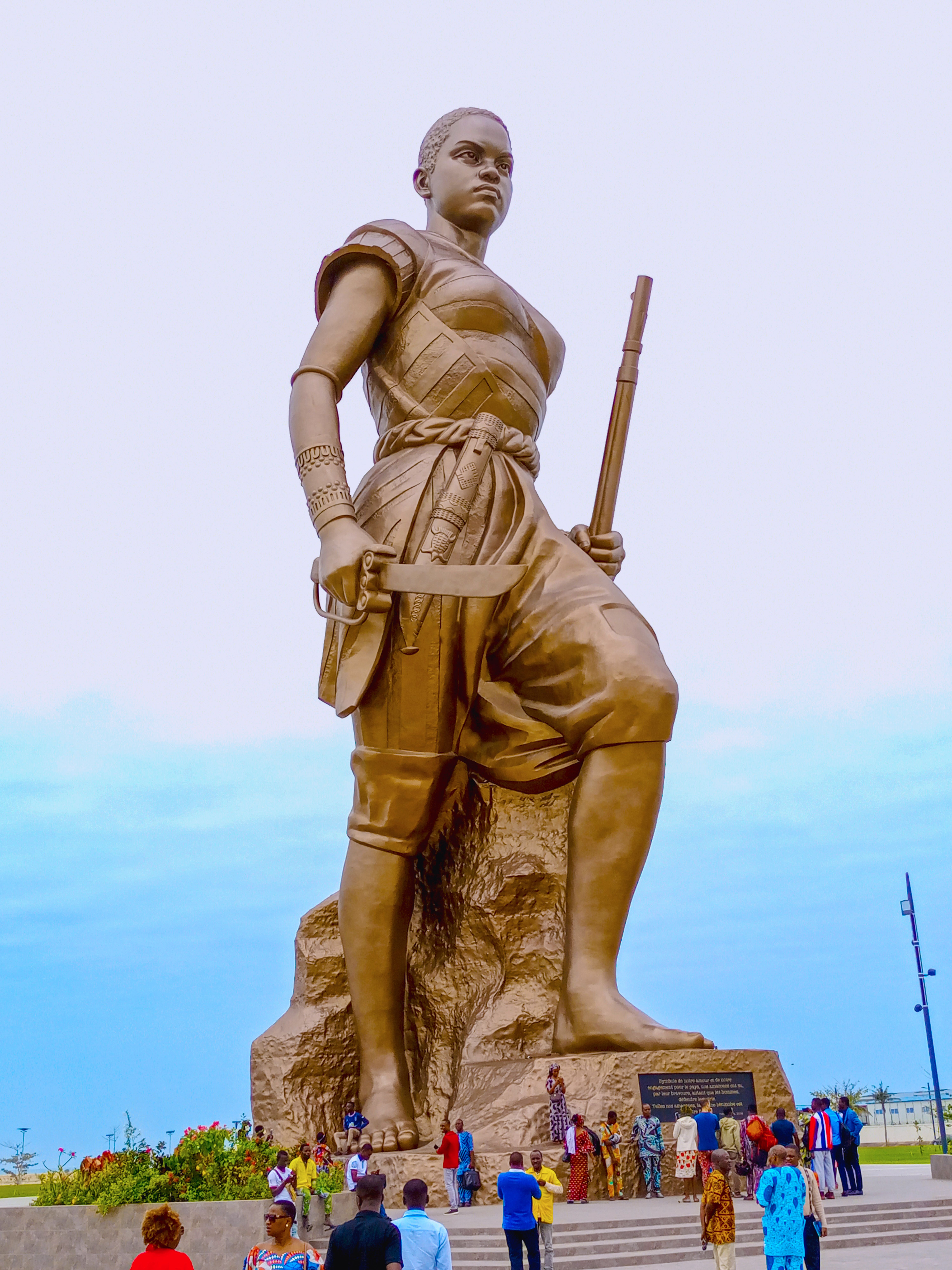Benin's 30m-tall "Amazon" statue honours the women warriors of Dahomey |  BellaNaija