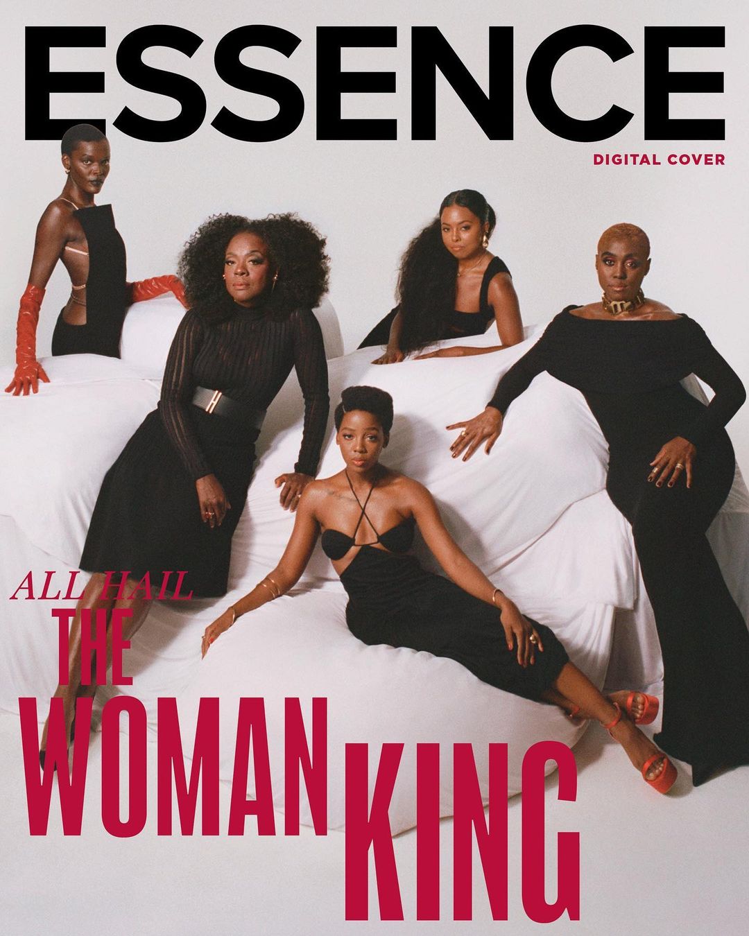 The Cast of "The Woman King" Celebrates Sisterhood as they Cover Essence's  September Issue | BellaNaija