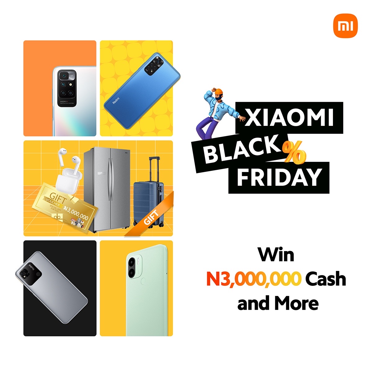 Xiaomi black Friday to offer 3 million naira cash prize, Awesome discounts  & Gifts | BellaNaija